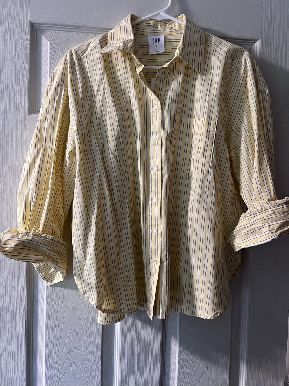 NWT! GAP The Big Shirt Poplin